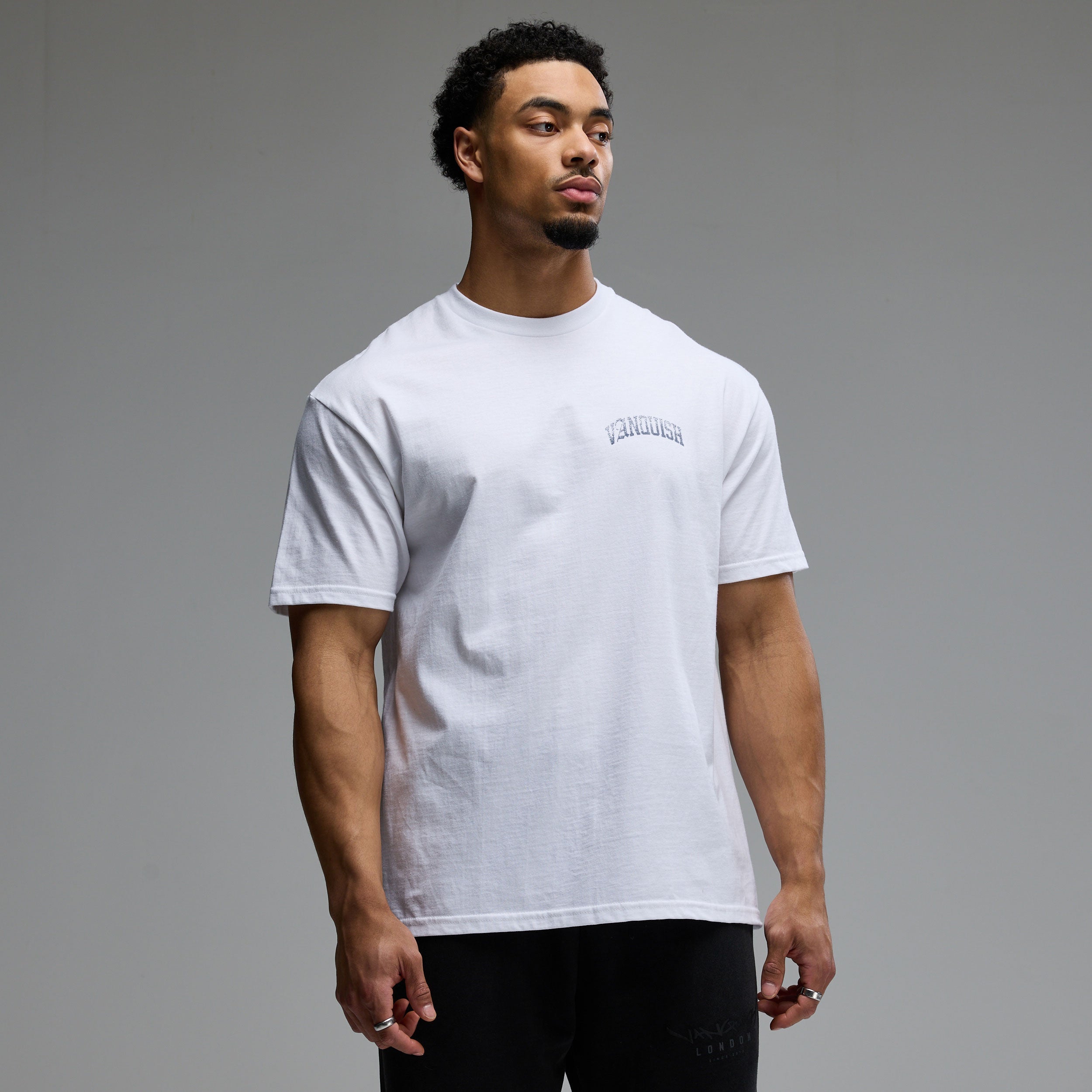 REVOLVE FADE WHITE BLUE OVERSIZED T SHIRT