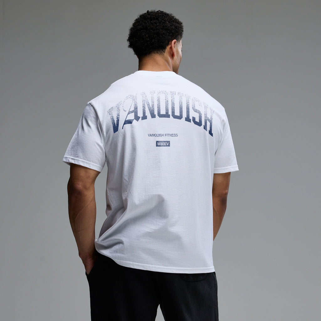 REVOLVE FADE WHITE BLUE OVERSIZED T SHIRT