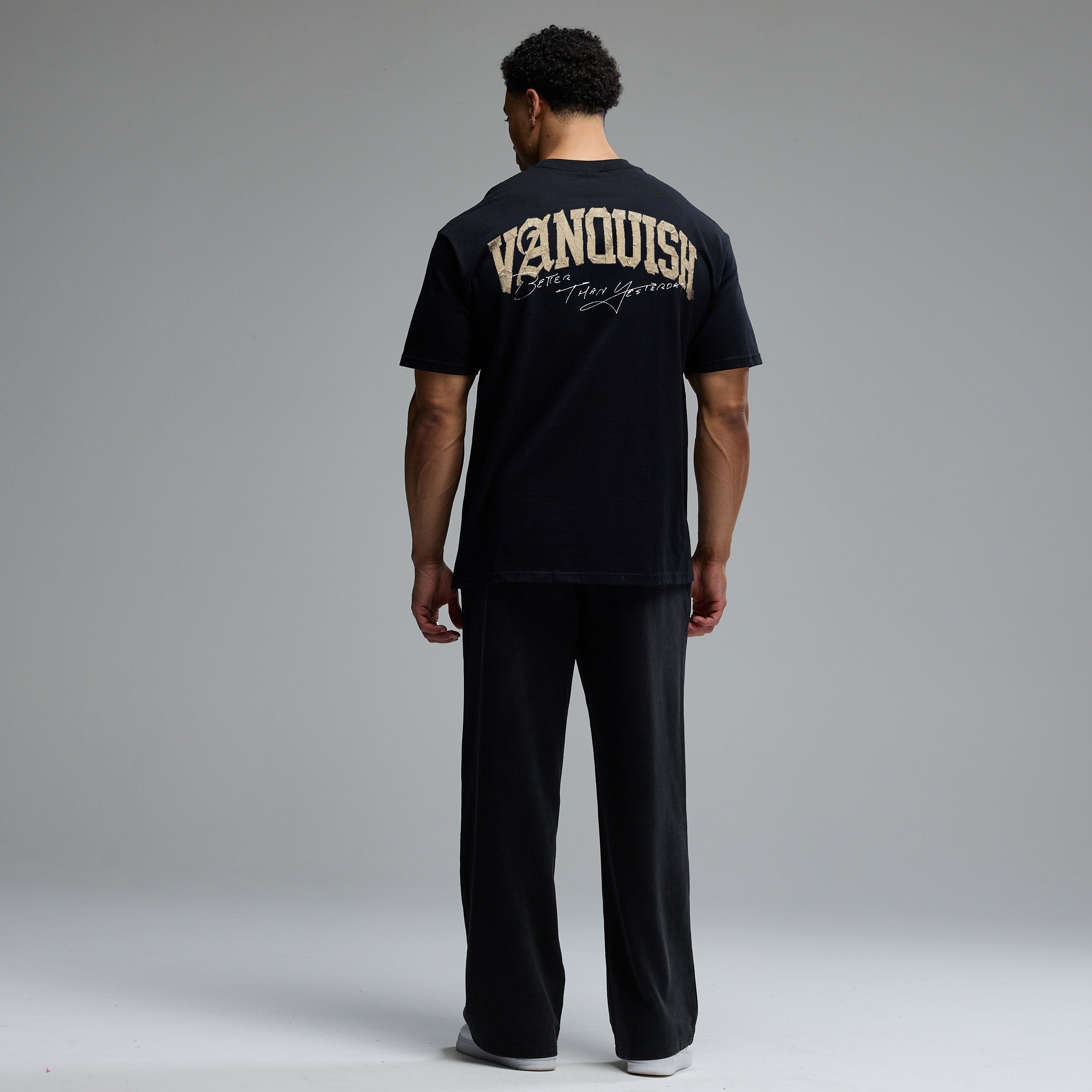 REVOLVE TAPE BLACK OVERSIZED T SHIRT