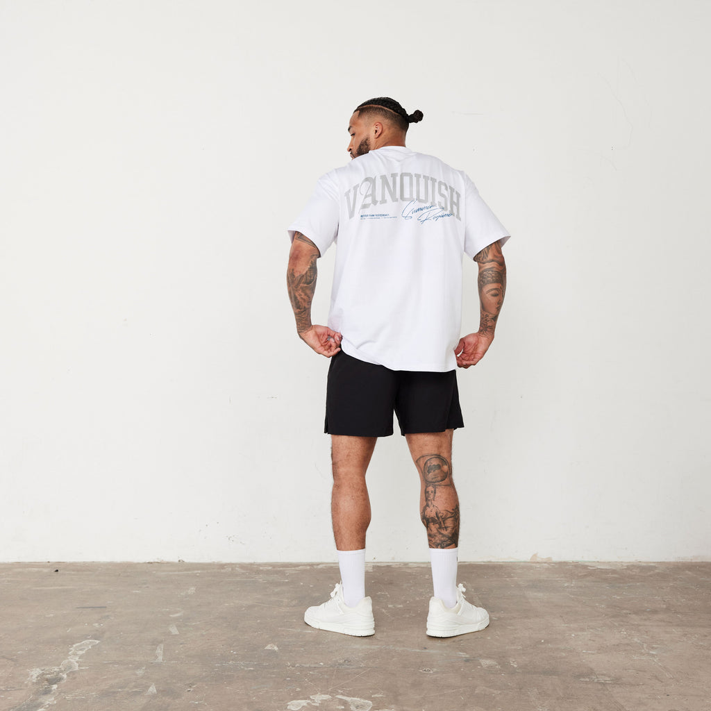 Vanquish Revolve Summer Regime White Oversized T Shirt