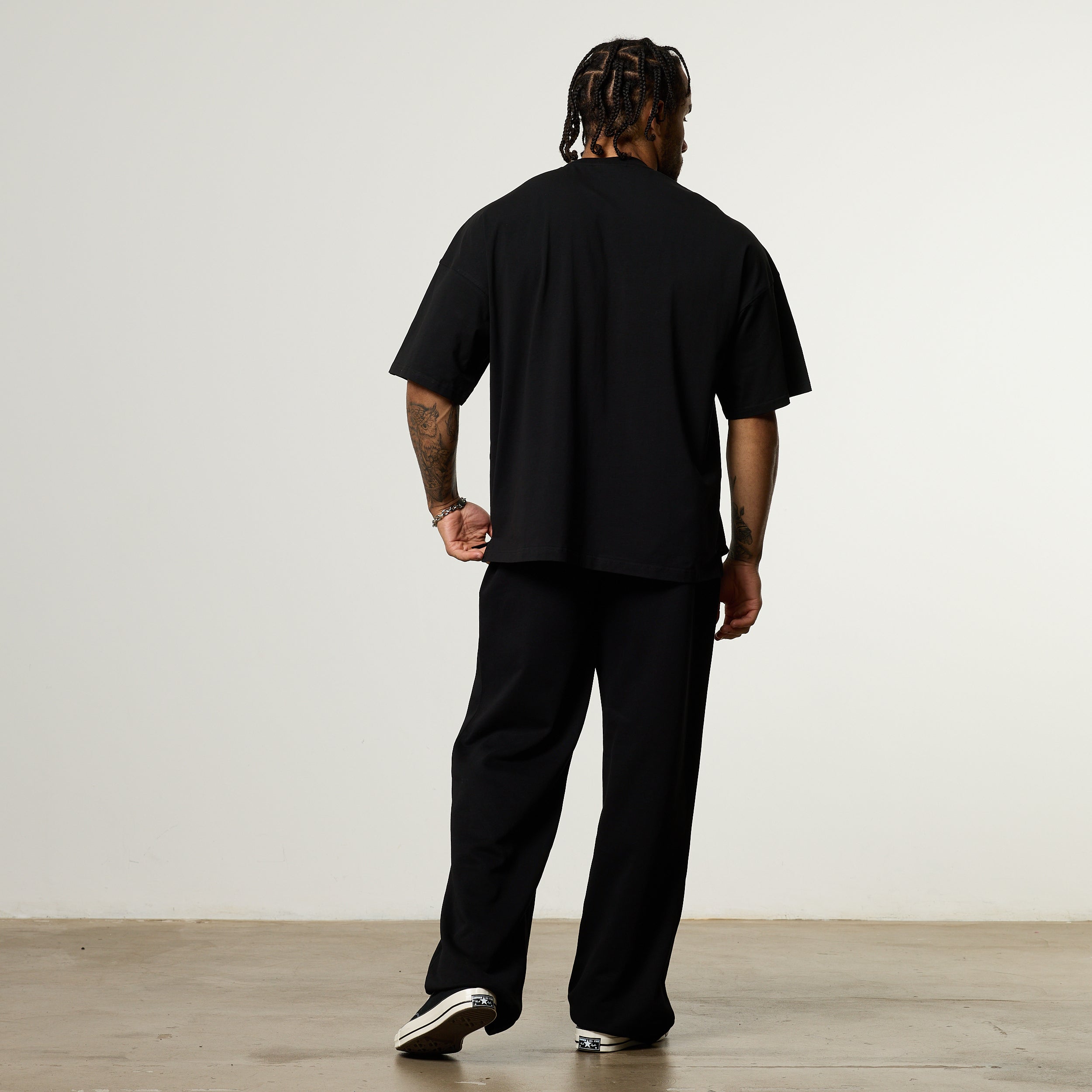 Vanquish Essential V2 Black Oversized Boxy T Shirt
