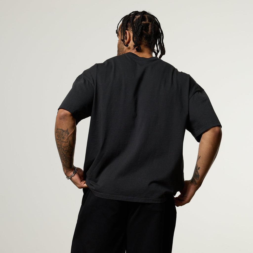 Vanquish Obsidian Black Angel Oversized Boxy T Shirt