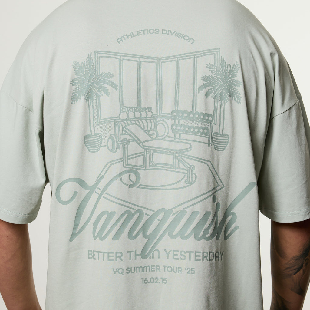 Vanquish Off Season Green Oversized Boxy T Shirt