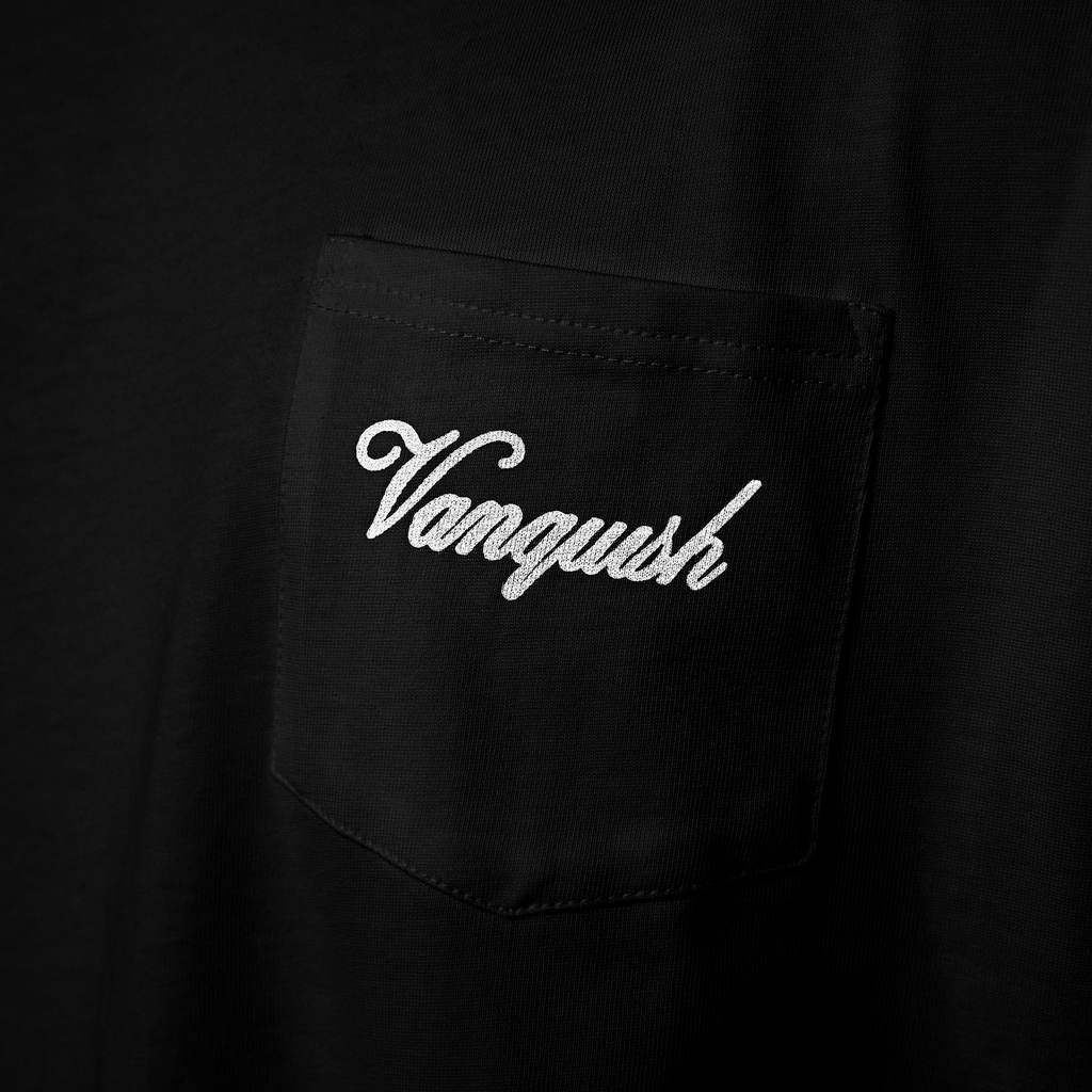 Vanquish Off Season Black Oversized Boxy Pocket T Shirt