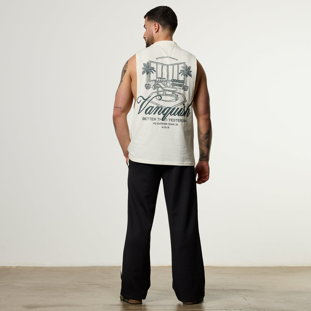Vanquish Off Season Vintage White Sleeveless T Shirt