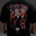 VQ x Baki: Black Oliva Boxy Oversized T Shirt