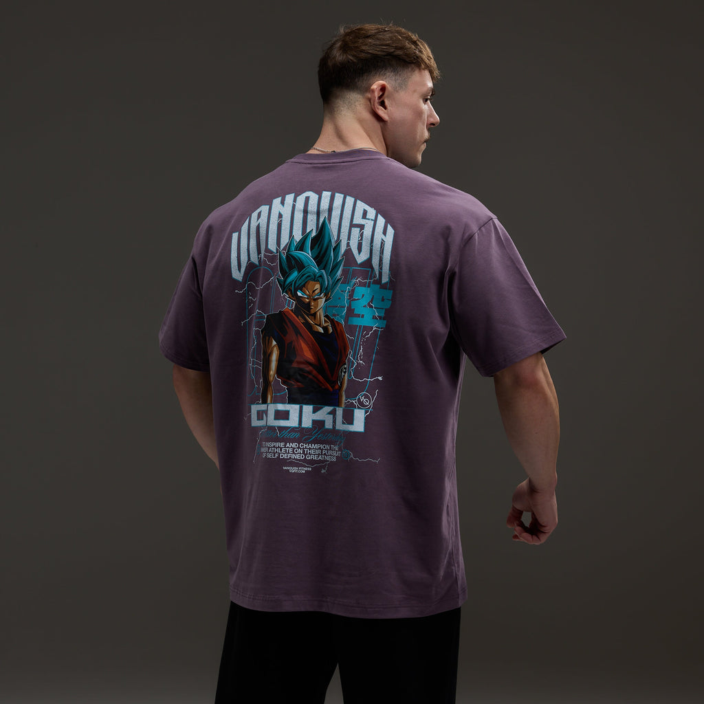 Vanquish DBS Goku SSGSS Nightshade Oversized T Shirt
