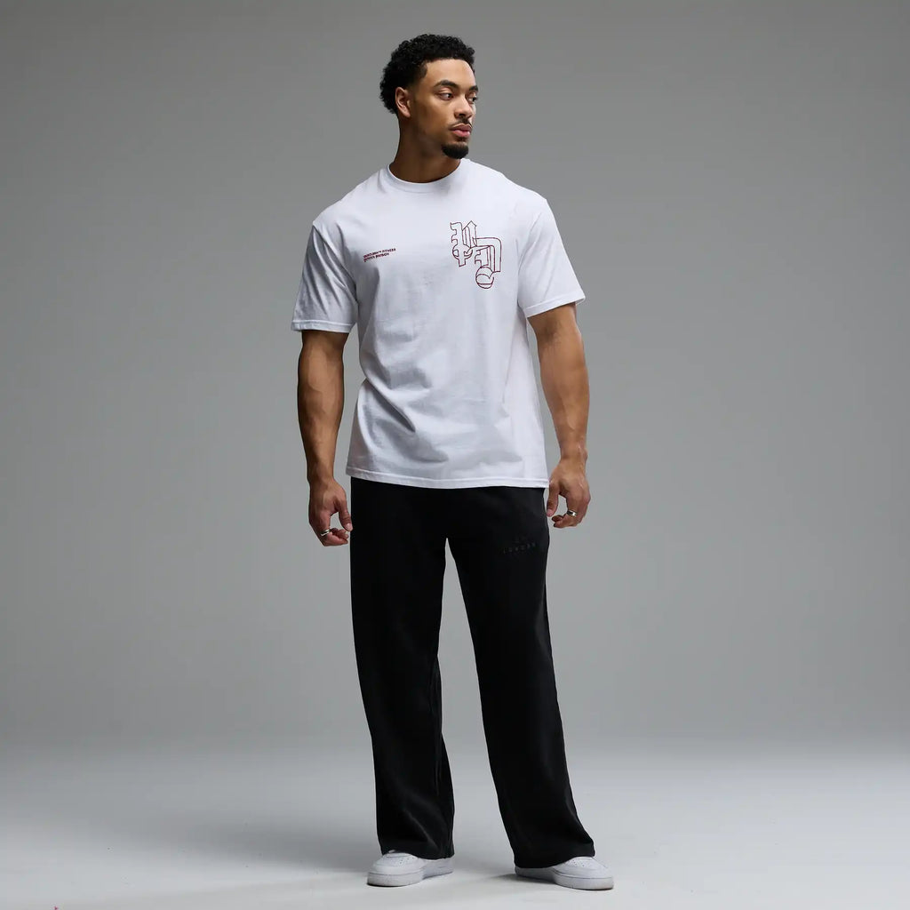 REVOLVE POWER DIVISION WHITE OVERSIZED BOXY T SHIRT