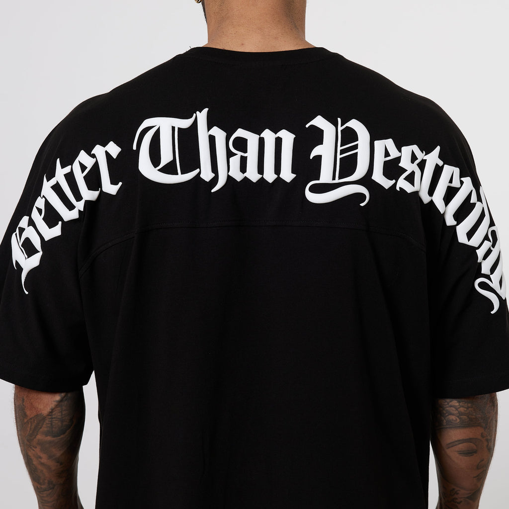 Vanquish Dark Script Black Oversized T-Shirt