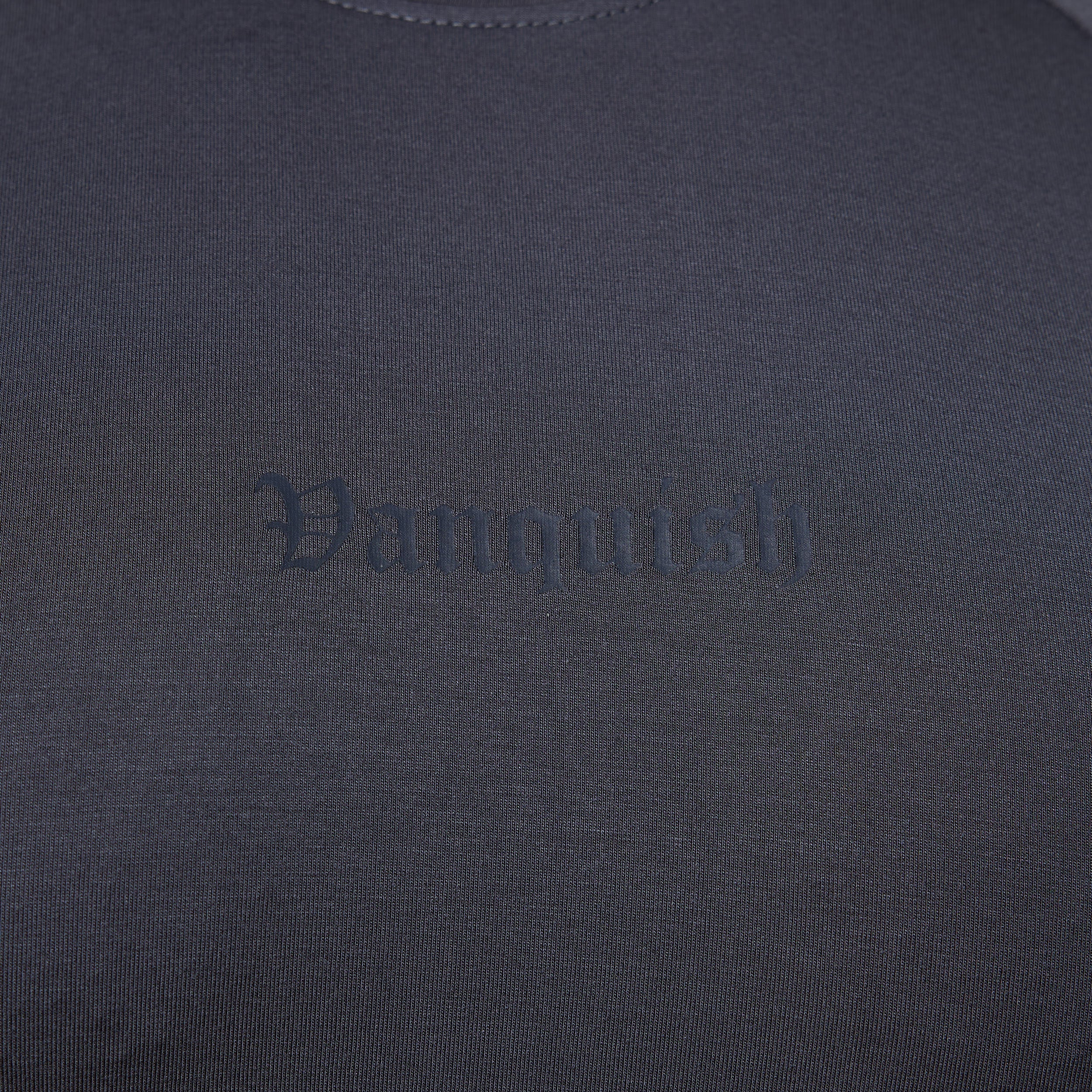 Vanquish Ultra Soft Denim Blue Long Sleeve Slim Fit T Shirt