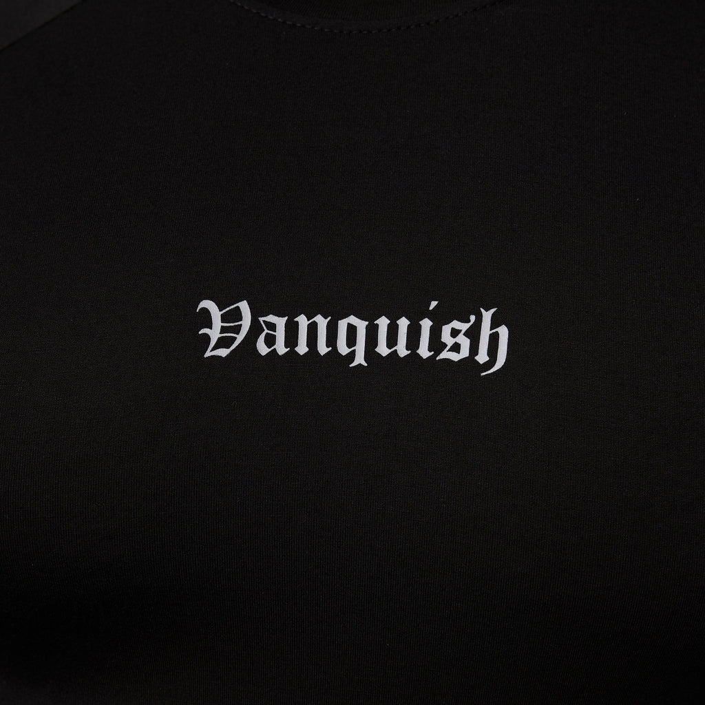 Vanquish Ultra Soft Black Long Sleeve Slim Fit T Shirt
