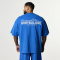 Vanquish Bodybuilding Cobalt Blue Oversized Boxy T Shirt