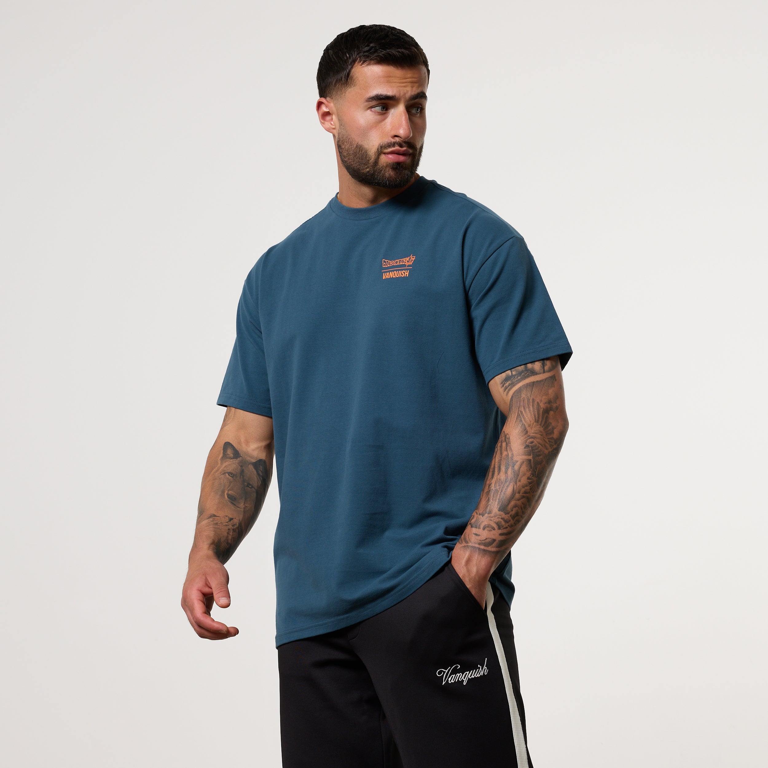 Vanquish DBS Gohan Blue Oversized T-Shirt