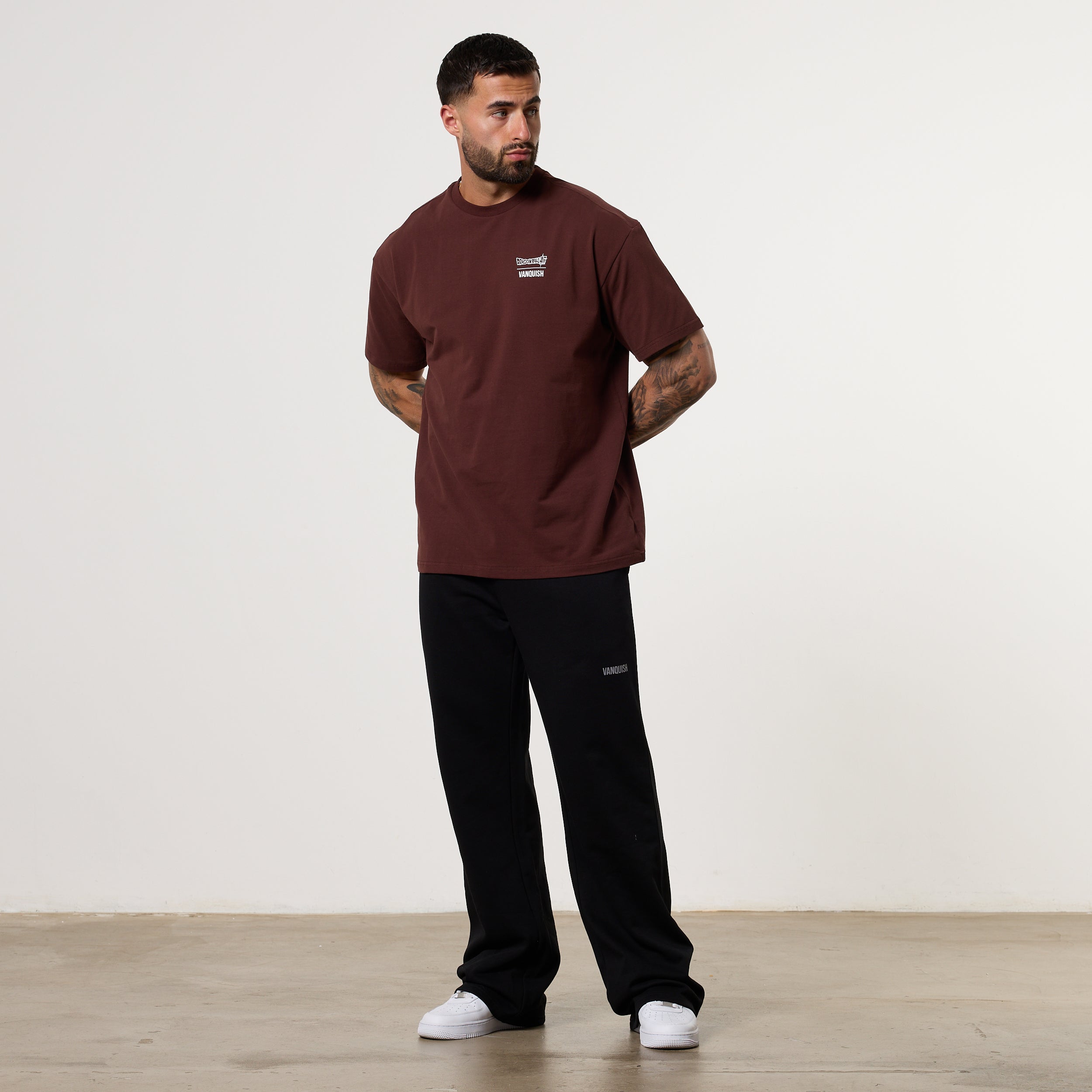 Vanquish DBS Trunks Brown Oversized T-Shirt