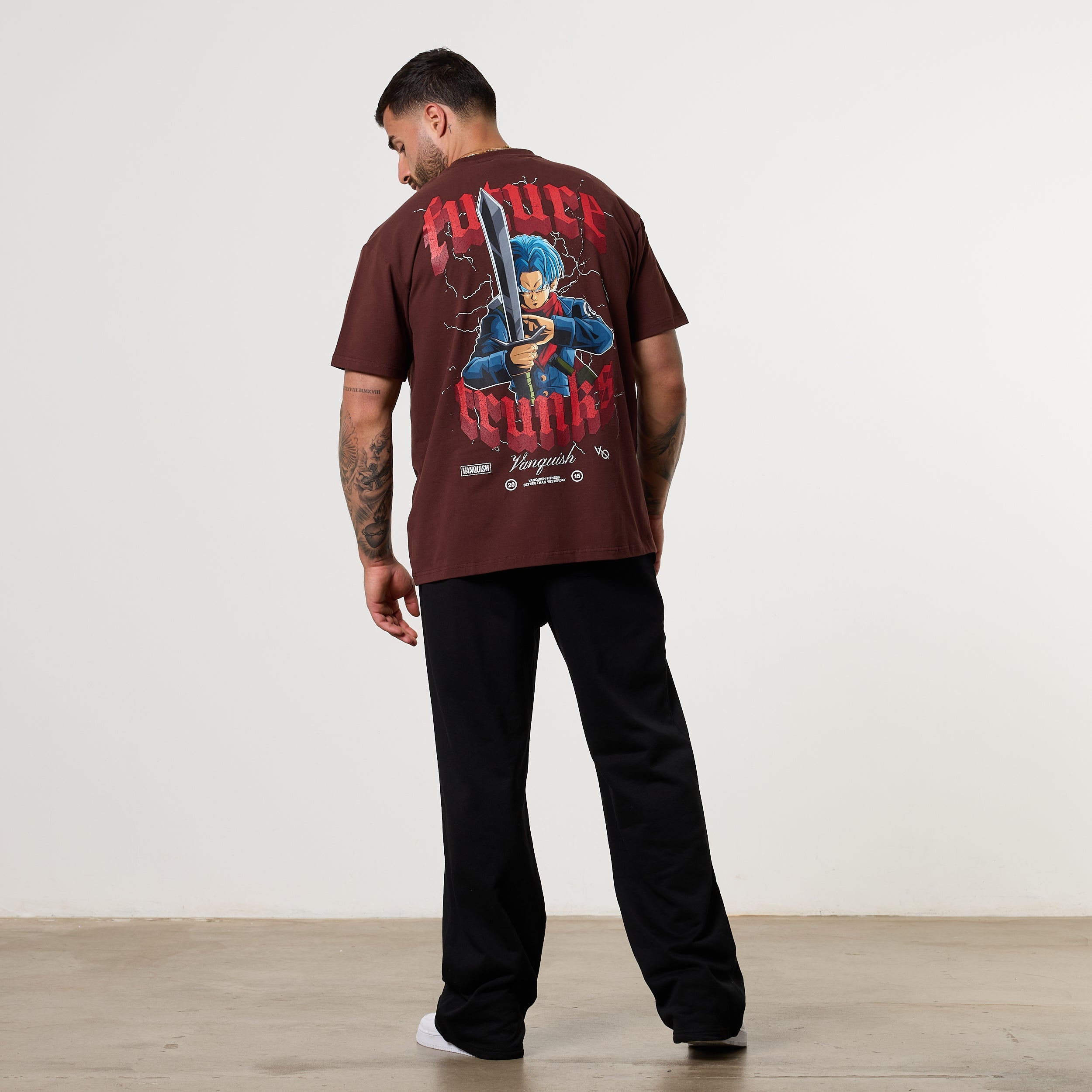 Vanquish DBS Trunks Brown Oversized T-Shirt