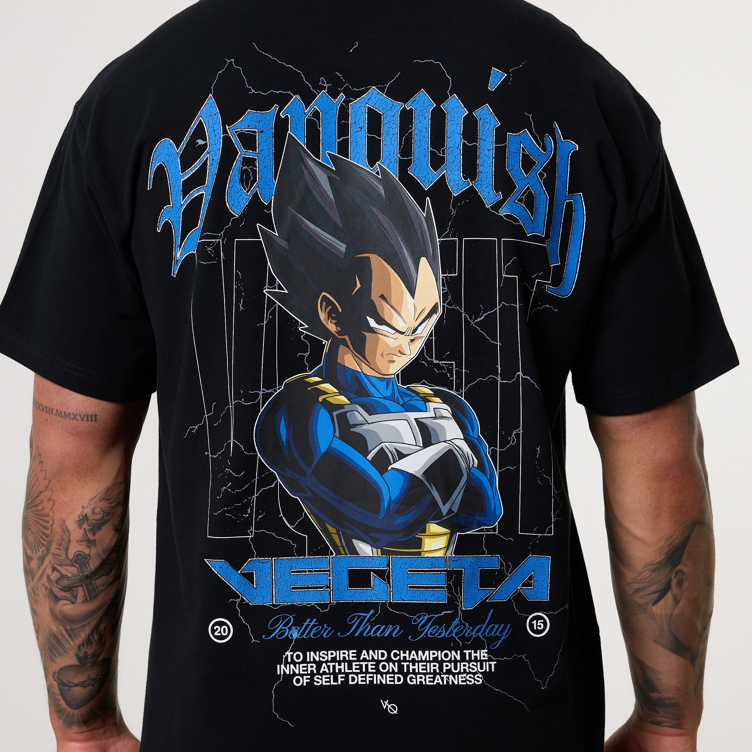 Vanquish DBS Vegeta Black Oversized T-Shirt