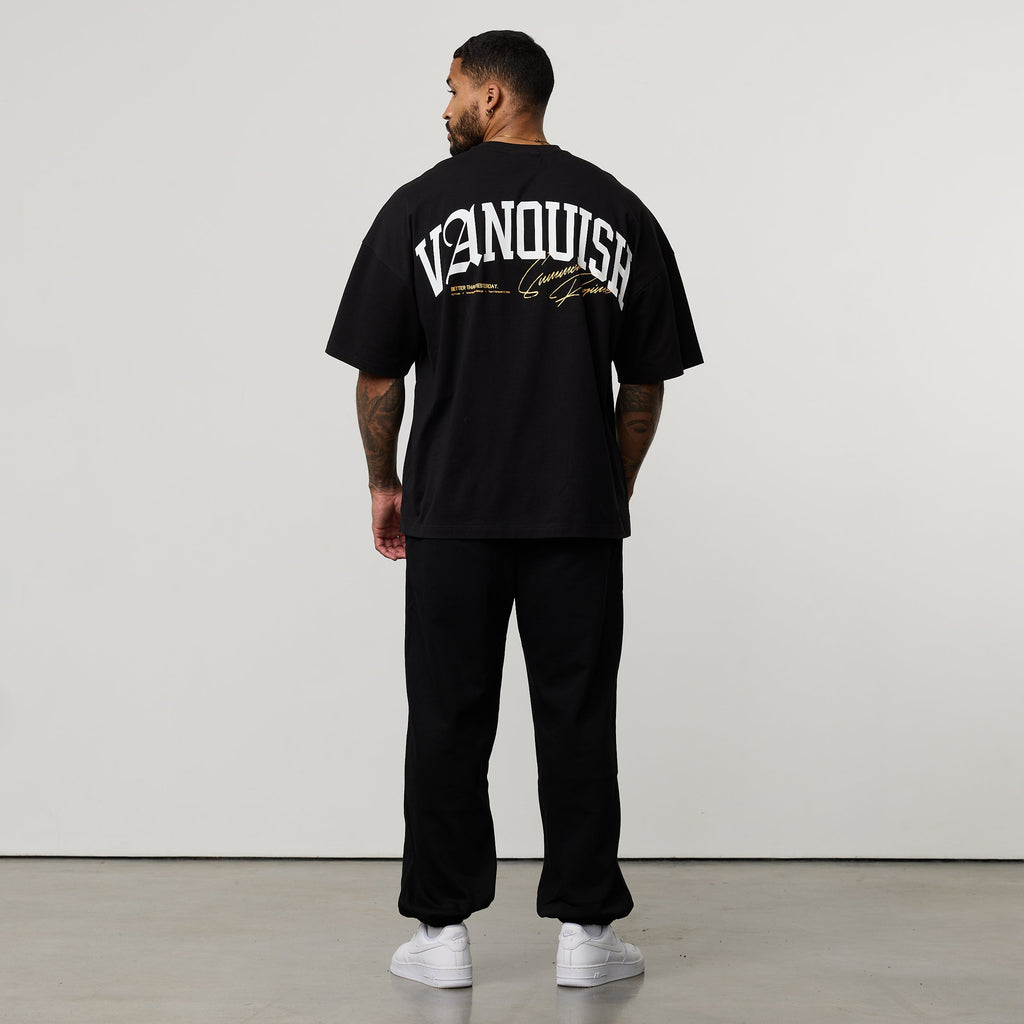 REGIME BLACK OVERSIZED BOXY T SHIRT