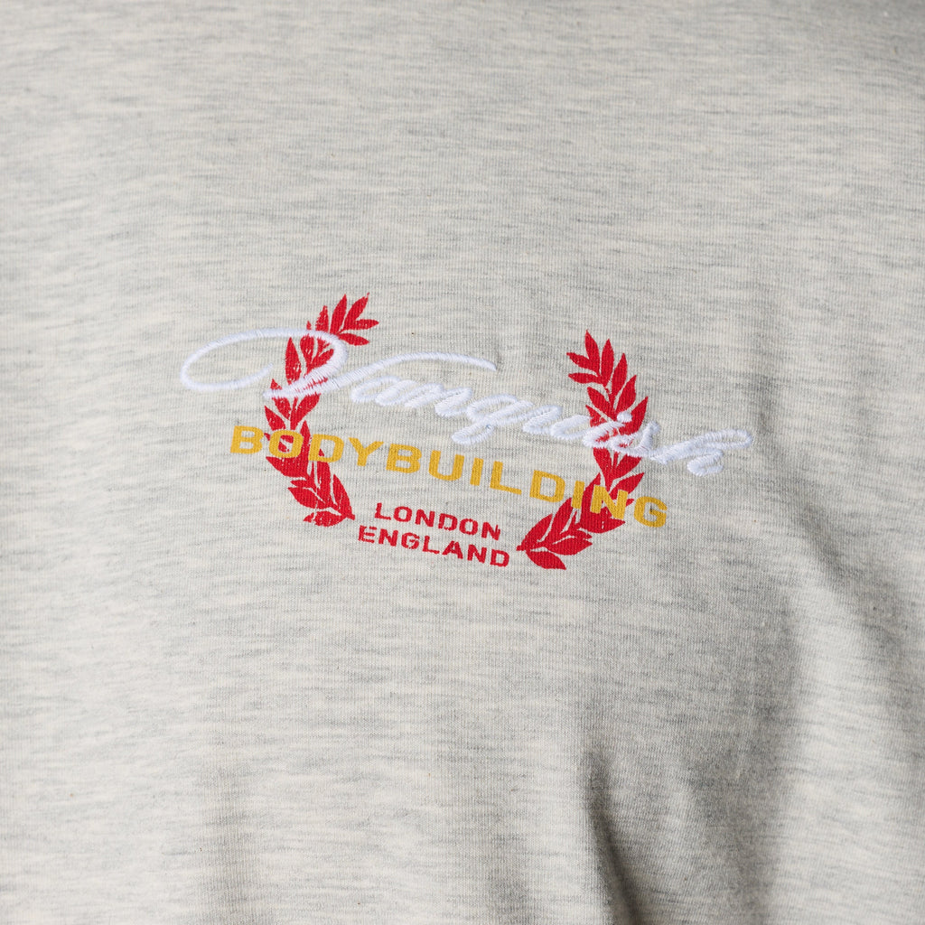 GOLDEN BOY ASH GREY BOXY OVERSIZED T SHIRT