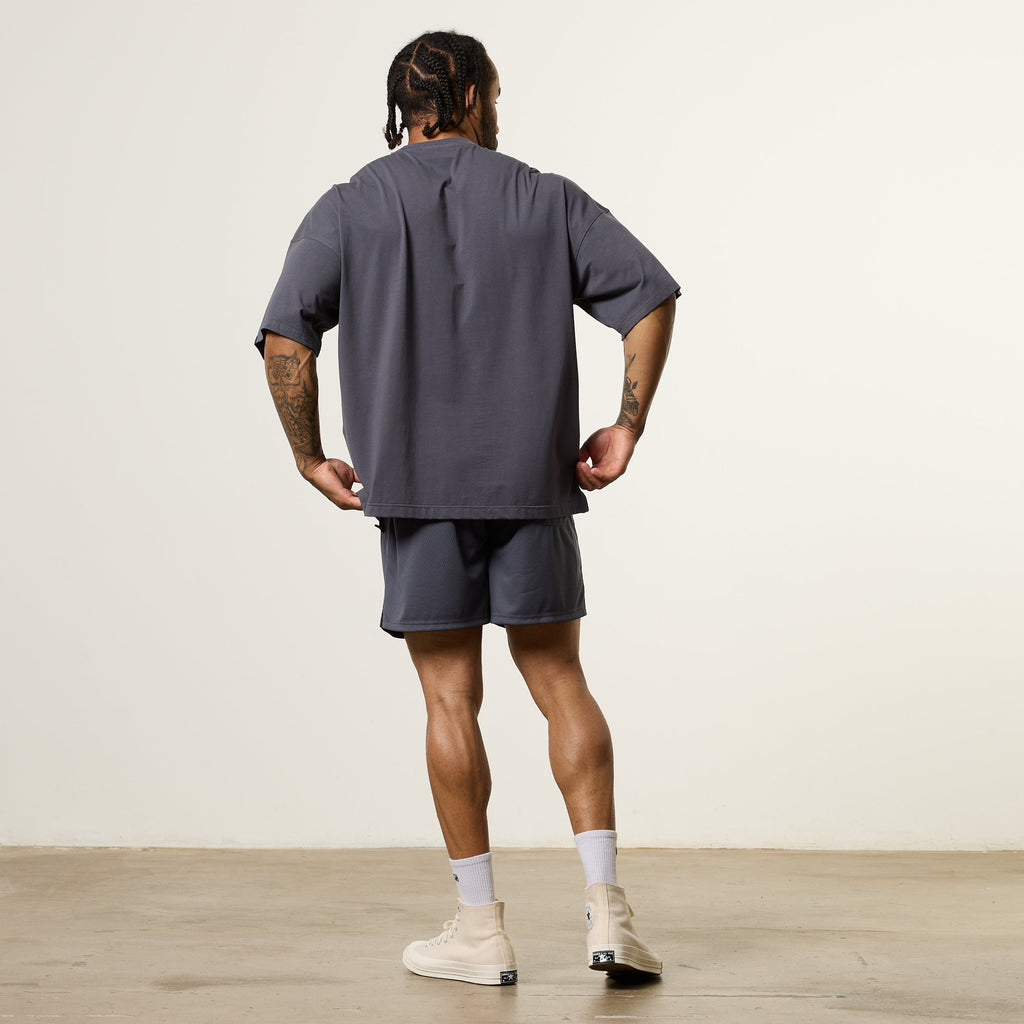 Vanquish Essential V2 Denim Blue Oversized Boxy T Shirt