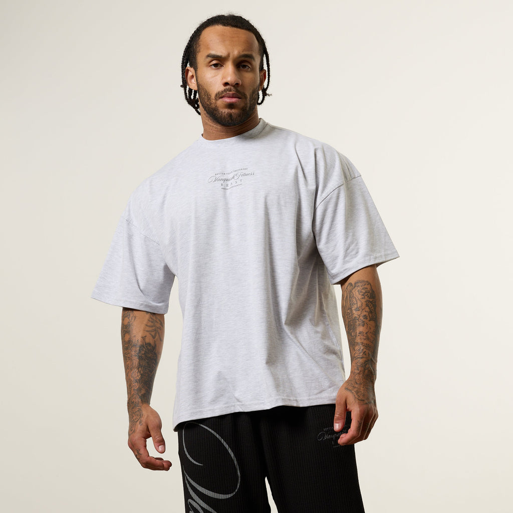 Vanquish x JBeast Grey Oversized Boxy T Shirt