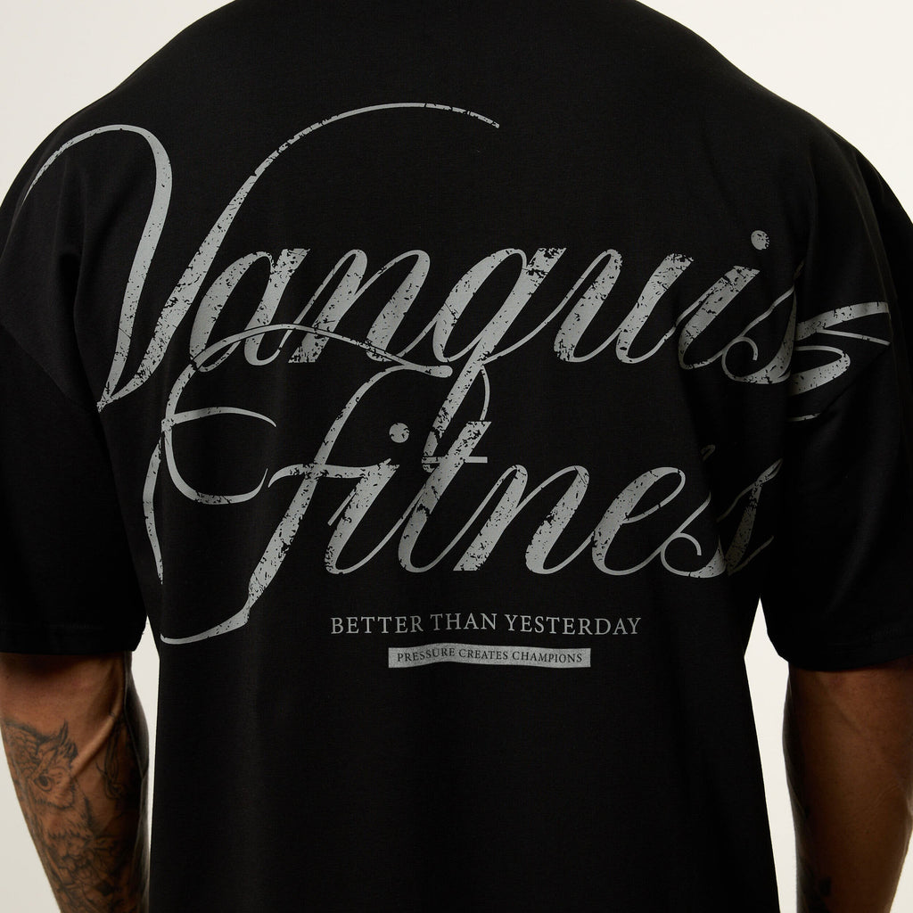 Vanquish x JBeast Black Oversized Boxy T Shirt