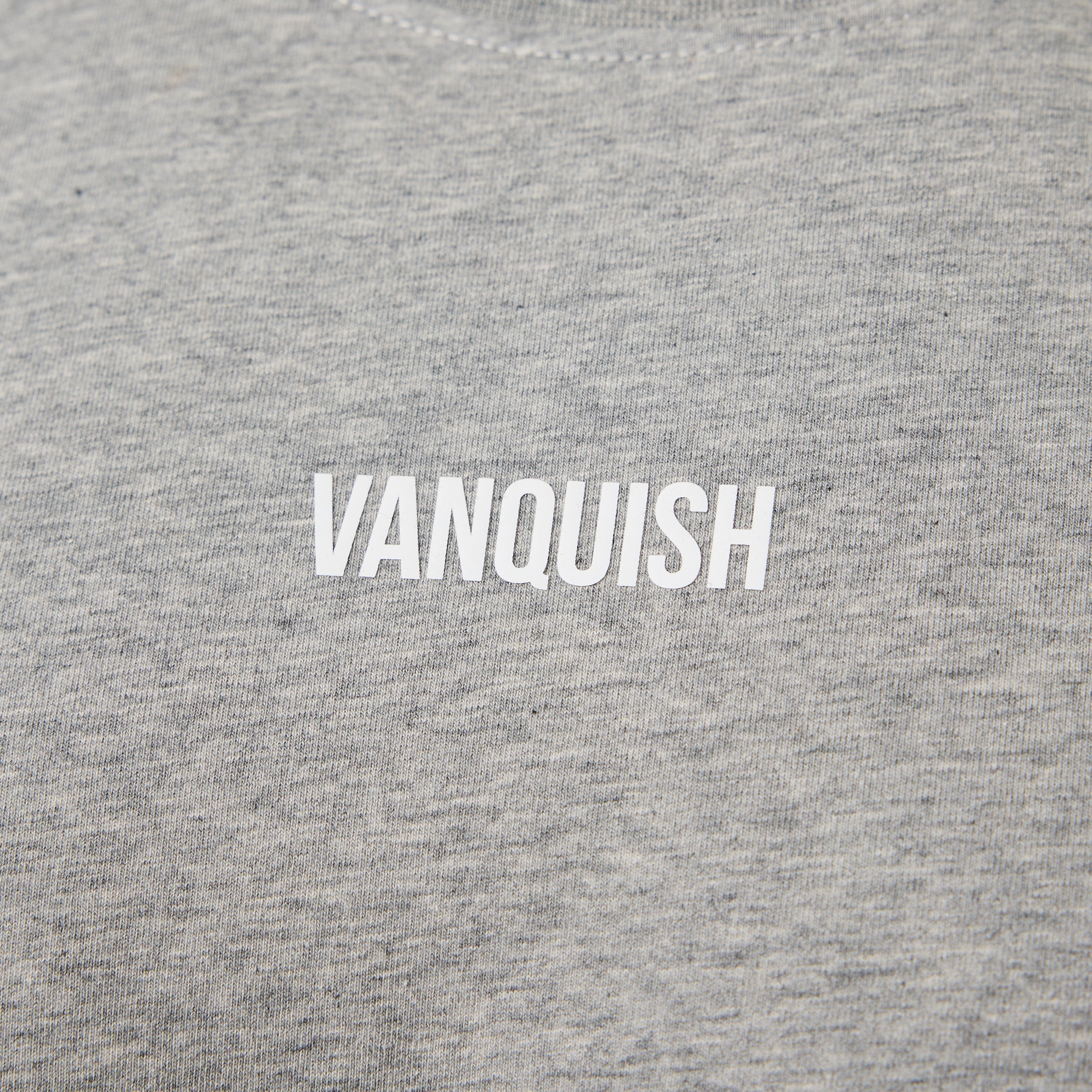 Vanquish Essential V2 Grey Melange Oversized Boxy T Shirt