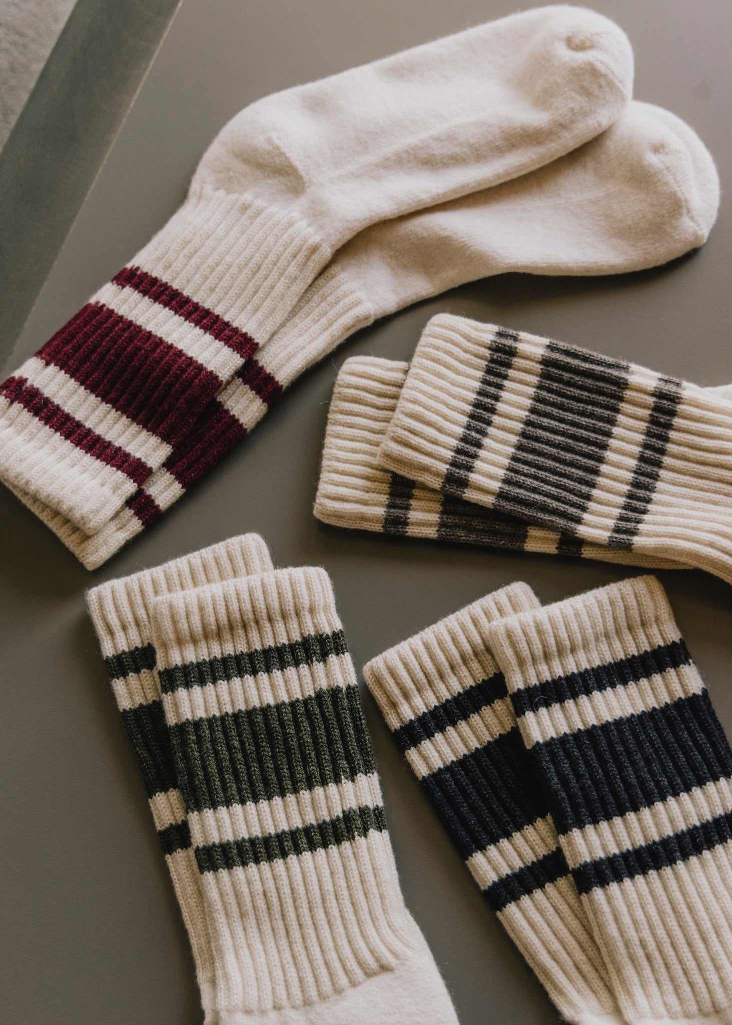 The Mono Stripe in Cashmere